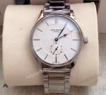 Best Patek Philippe Replica Watches - White Face Stainless Steel Band Quartz Watches